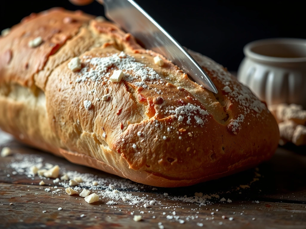 Snittning av surdegsbröd